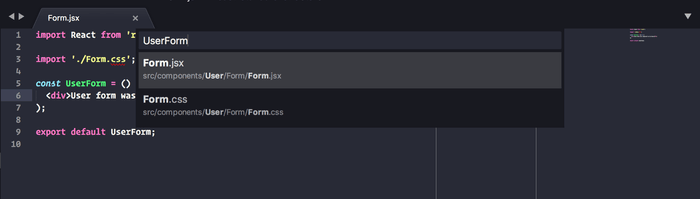 fuzzy search on sublime